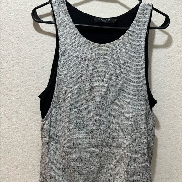 Maven West Linen Fray Tank  Size S - Picture 1 of 9